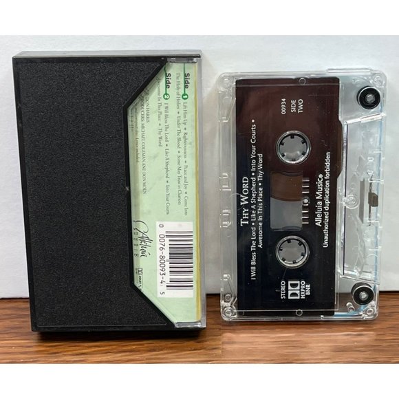 The Alleluia Worship Band Thy Word Cassette Tape Christian 1995 - Picture 2 of 4